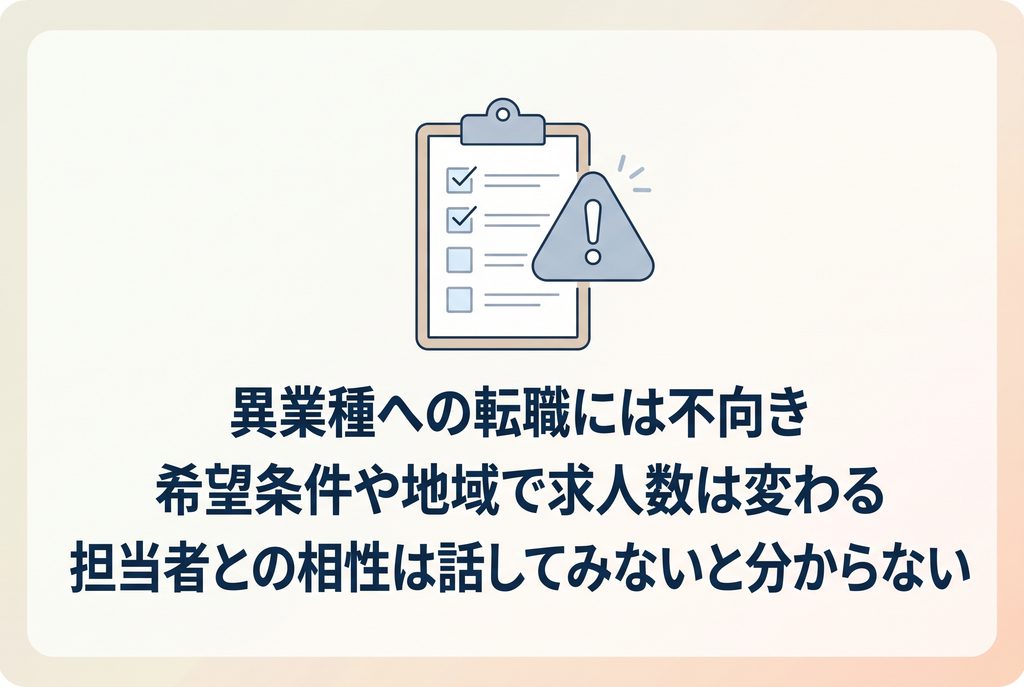 建築転職を利用する前に確認したい求人や担当者との相性などの注意点